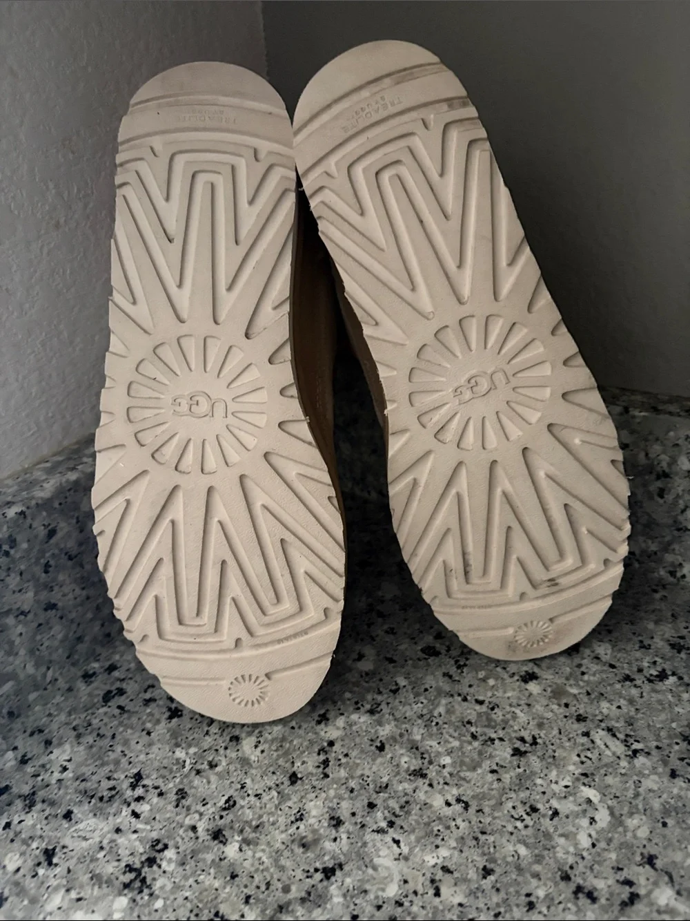 UGG Men’s Tan and Orange High-Top Sneakers